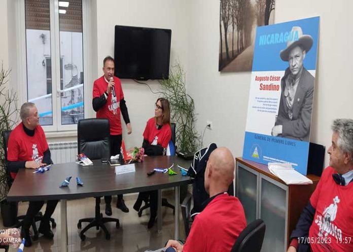 Italia conmemora al patriótico Nicaragüense General Sandino