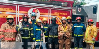 Curso de bomberos Unidos de Nicaragua junto a Bomberos Unidos Sin Frontera