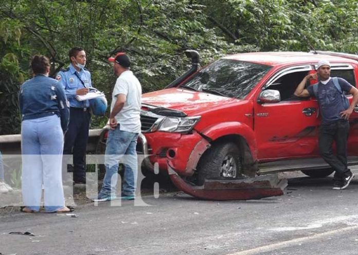 Familia sobrevive de milagro al ser víctimas de un accidente de tránsito en Estelí