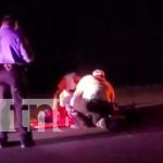 Peatón y motociclistas resultaron lesionados sobre la Salida de Juigalpa-Villa Sandino Peatón y motociclistas resultaron lesionados sobre la Salida de Juigalpa-Villa Sandino