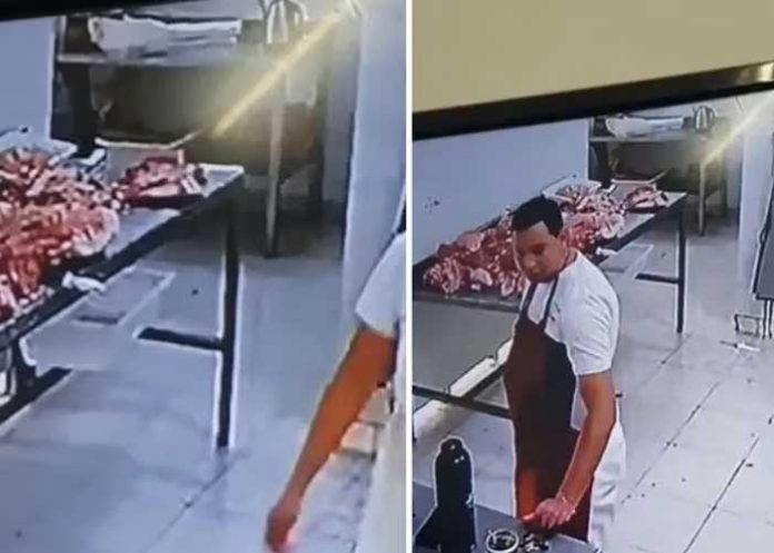 1 Fantasma aparece en una carnicería causando terror en los empleados