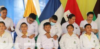 60 nuevos enfermeros y enfermeras lista para sus practica hospitalaria en Siuna