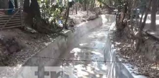 Celebran inauguración de cauce y puente peatonal en zona de riesgo de Ocotal