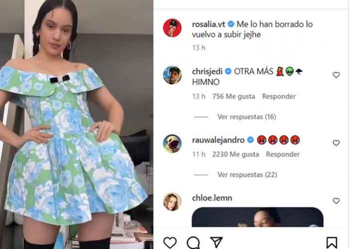 1 ¡Uy quieto! Rosalía filtra por error su nueva canción ‘Tuya’, al completo