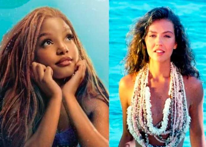 Thalía le dice que la escena de “La sirenita” es COPIA de “Marimar”