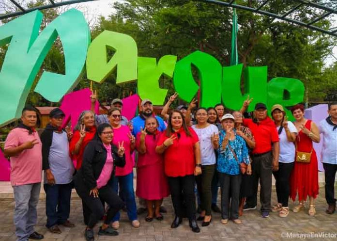 En Homenaje a las Madres, entregan nuevo “Parque Natural” en Masaya