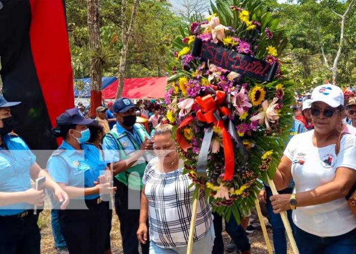 2 Militancia conmemora a héroes y mártires de Baguas de Boaco