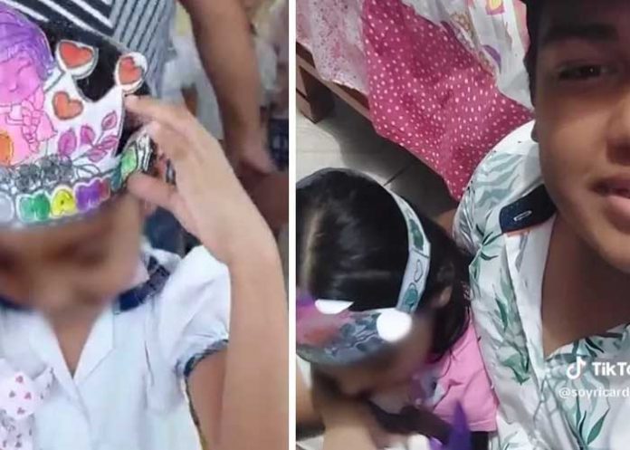 Casi llora un padre soltero en un evento del Día de las madres (Video)