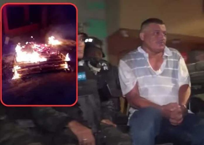 Hondureño quema la casa de su mujer todo porque ella 