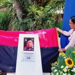 Foto: Develan monumento en honor al Comandante Tomás Borge Martínez en Diriamba / Cortesía