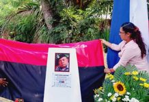 Develan monumento en honor al Comandante Tomás Borge Martínez en Diriamba Foto: Develan monumento en honor al Comandante Tomás Borge Martínez en Diriamba / Cortesía
