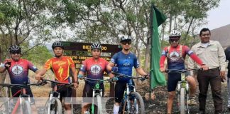 MARENA realiza maratón de ciclismo en el Parque Nacional Volcán Masaya