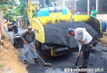 Familias del barrio Arges Sequeira con tres calles nuevas en Managua Familias del barrio Arges Sequeira con tres calles nuevas en Managua