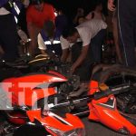 Exceso de velocidad casi le cuesta la vida a motociclista en Managua Exceso de velocidad casi le cuesta la vida a motociclista en Managua