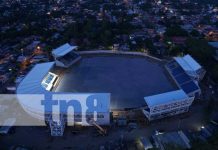 ¡Pronto! A menos de 4 meses estará listo el estadio Roberto Clemente en Masaya Foto: ¡Pronto! A menos de 4 meses estará listo el estadio Roberto Clemente en Masaya / TN8