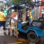 Foto: Caponero se queda a pie tras arder su medio de transporte en Ayapal / TN8