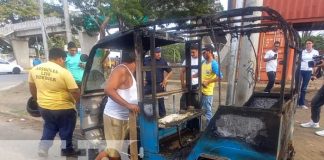 Foto: Caponero se queda a pie tras arder su medio de transporte en Ayapal / TN8