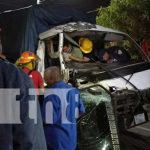 Tres personas lesionadas en el km 28 de la carretera Masaya a Managua Tres personas lesionadas en el km 28 de la carretera Masaya a Managua.