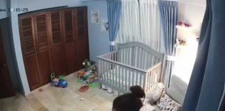 ¿Crees en los fantasmas? Este bebé vio el “fantasma” de su abuela y quedó grabado