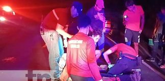 Peatón grave al ser impactado por vehículo en la Carretera Las Esquinas, San Marcos