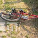 Ciclista Impactado por el conductor de un vehículo en Jalapa Ciclista Impactado por el conductor de un vehículo en Jalapa