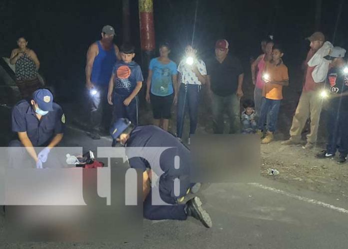Foto: Un motociclista muere en accidente de tránsito en la carretera Muy Muy-Matagalpa / TN8