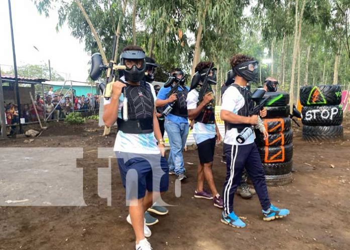3 Alcaldía de Chichigalpa inauguró el Paintball que tanto anhelaban los pobladores