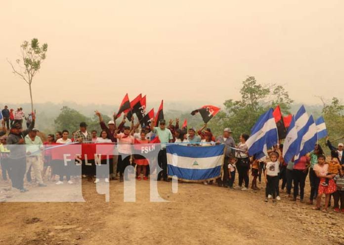 Foto: Entregan proyecto de camino en San Pablo Nasawé en Siuna / TN8
