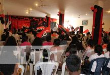 Nandaime realiza encuentro de orgullo sandinista y Masaya expone una obra a Sandino Jóvenes de Nandaime participan encuentro de orgullo sandinista