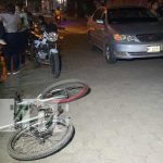 ¡Salió Catapultado! Ciclista gravemente lesionado tras accidente en Juigalpa