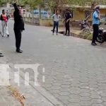 Con la cabeza rajada termina una señora tras accidente en Ometepe Foto: Con la cabeza rajada termina una señora tras accidente en Ometepe / TN8