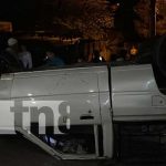 Vuelco de camioneta dejó 8 lesionados en la ciudad de Juigalpa Vuelco de camioneta dejó 8 lesionados en la ciudad de Juigalpa