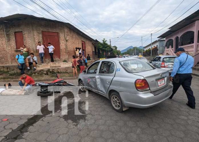 Foto: Exceso de velocidad deja un lesionado en Granada / TN8