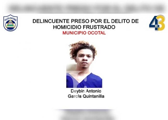 Capturan al presunto responsable de un homicidio frustrado en Ocotal