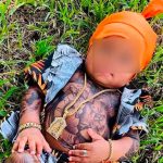 «Arden troya de enojo» En Washington madre le tatuó todito el cuerpo a su nene En Washington tatúa a su hijo desde los 6 meses