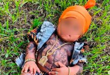 «Arden troya de enojo» En Washington madre le tatuó todito el cuerpo a su nene En Washington tatúa a su hijo desde los 6 meses
