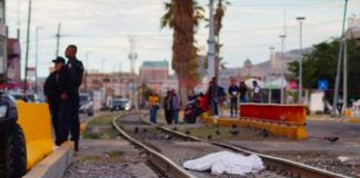Mujer nicaragüense atropellada por un tren en México
