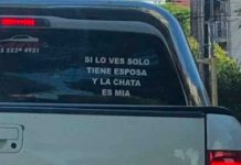 Tóxica marcando territorio: Cartel en camioneta estalla las redes Insólito cartel de una camioneta se volvió viral