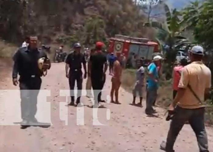 abeja-1 Foto: Un accidente de tránsito en San Sebastián de Yalí, Jinotega / TN8