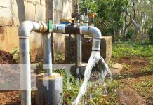 Agua bendita: Comunidad rural Los Díaz, en Diriamba, cuentan con vital líquido Foto: Agua potable para comunidad rural en Diriamba / TN8