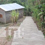 Foto: Nuevo andén en un barrio de Siuna / TN8