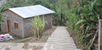 Foto: Nuevo andén en un barrio de Siuna / TN8