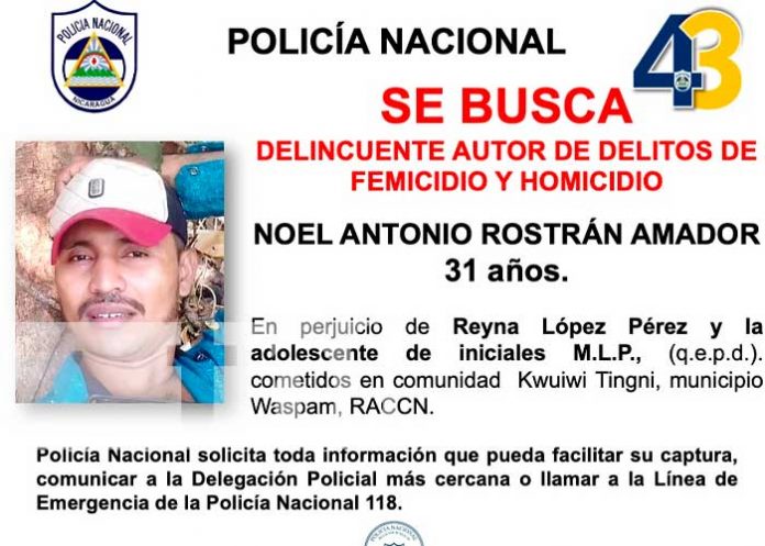 Foto: Captura de delincuentes en Nicaragua