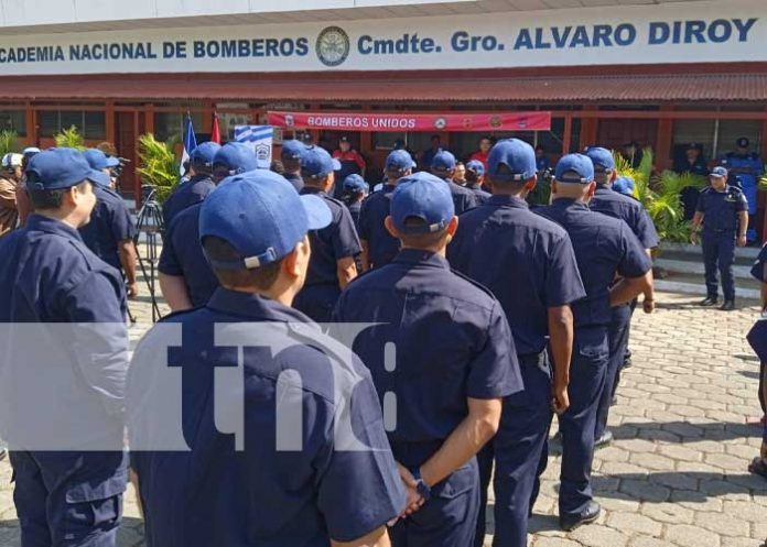 Foto: Bomberos de nuevo ingreso en Nicaragua / TN8