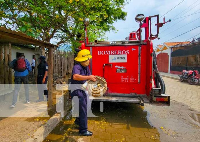 Bomberos Unificados al llamado en Ocotal