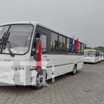 ¡Andan finos! Usuarios de León y Chinandega ya tienen nuevas unidades de buses Foto: Nuevos buses para Chinandega y León / TN8