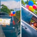  Niño vence el cáncer y familia lo celebra con caravana 