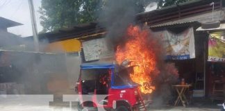 Foto: Una de las caponeras de Managua tomó fuego / TN8