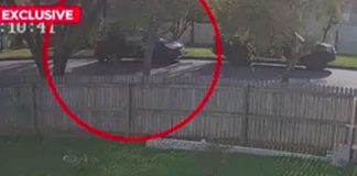 Mujer atropella a su esposo infiel y su amante 
