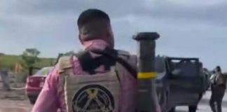 Foto: Presunto miembro de Cártel en México con lanzacohetes